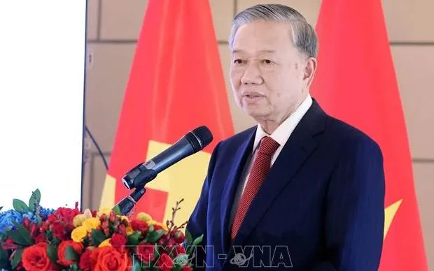 Tổng Bí thư Tô Lâm và Phu nhân gặp gỡ cộng đồng người Việt tại Liên bang Nga
